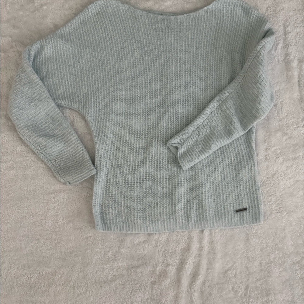 Abercrombie and Fitch Knitted Light Blue Sweater